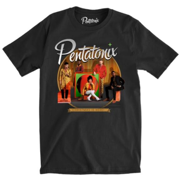 PENTATONIX Christmas Is Here 2018 Tour Unisex Tee Shirt, M - Picture 1 of 8
